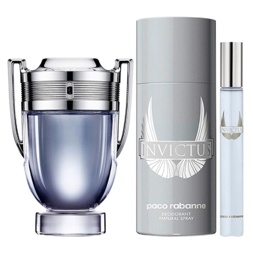 Paco Rabanne Invictus Gift Set  for Men - NEW